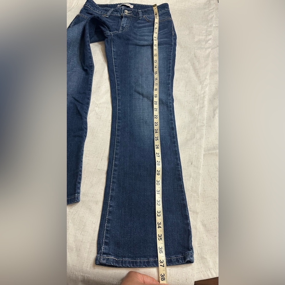 Levi's Dark Blue Flare Jeans - Picture 9 of 12